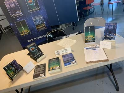 Setup at a market
